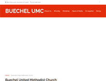Tablet Screenshot of buechelchurch.org